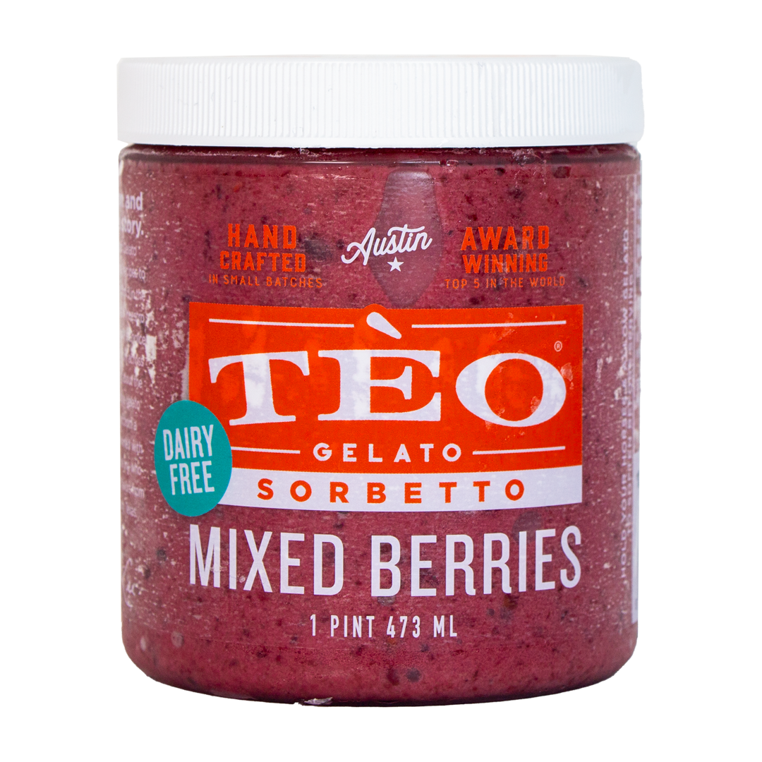 Teo Gelato - Sorbetto Mixed Berries (In Store Pick-Up Only)