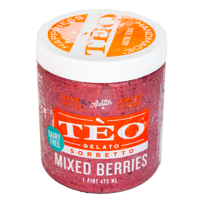 Teo Gelato - Sorbetto Mixed Berries (In Store Pick-Up Only)