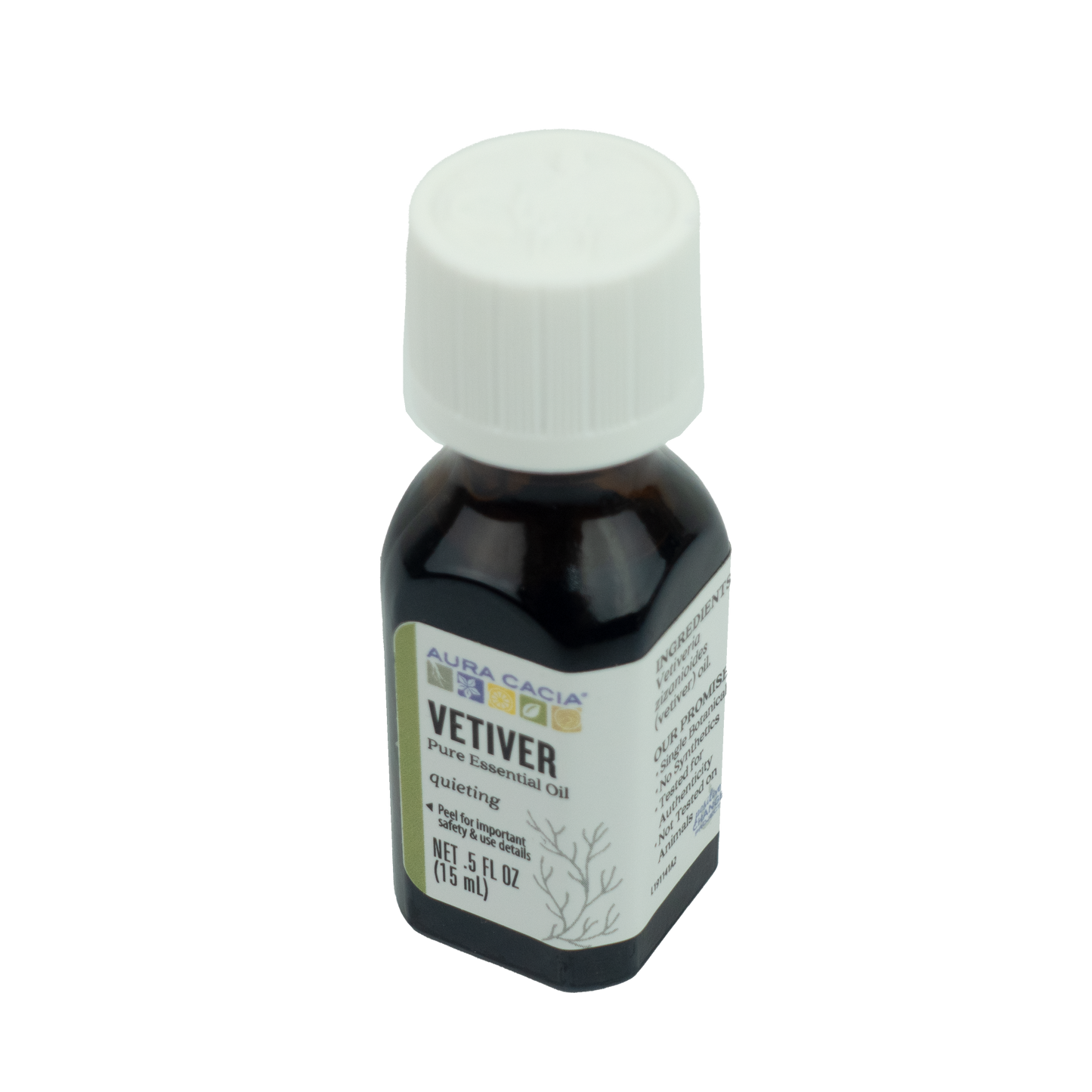 Aura Cacia - Vetiver Essential Oils (0.5 oz)