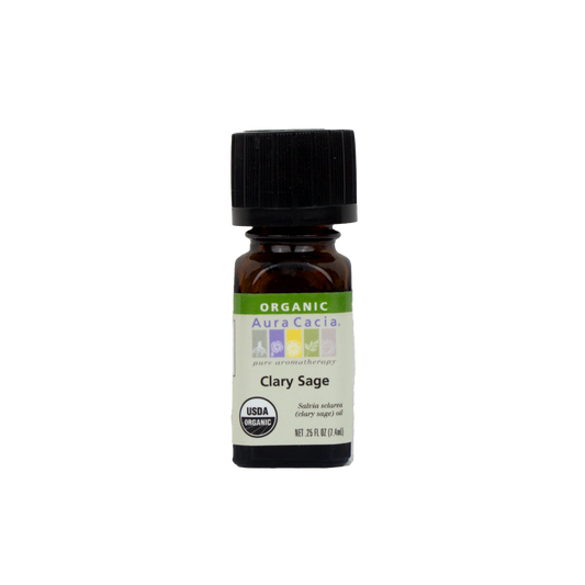Aura Cacia Organic - Clary Sage Essential Oil (0.25 oz.)