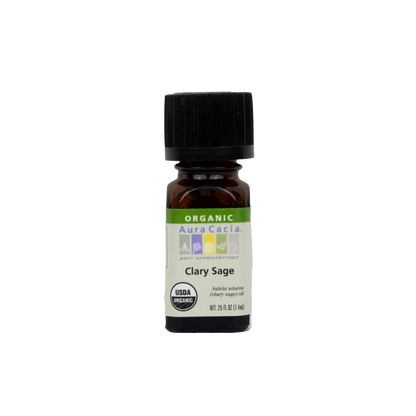 Aura Cacia Organic - Clary Sage Essential Oil (0.25 oz.)