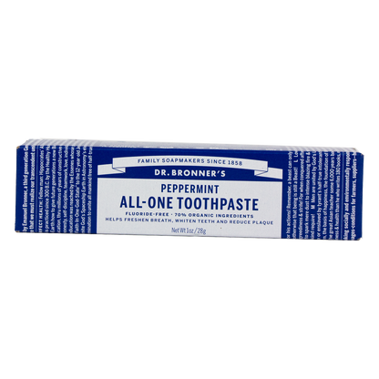 Dr. Bronners All One Toothpaste - Peppermint (1oz)