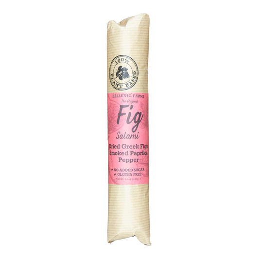Hellenic Farms - Fig Salami with Dried Greek Figs Smoked Paprika Pepper