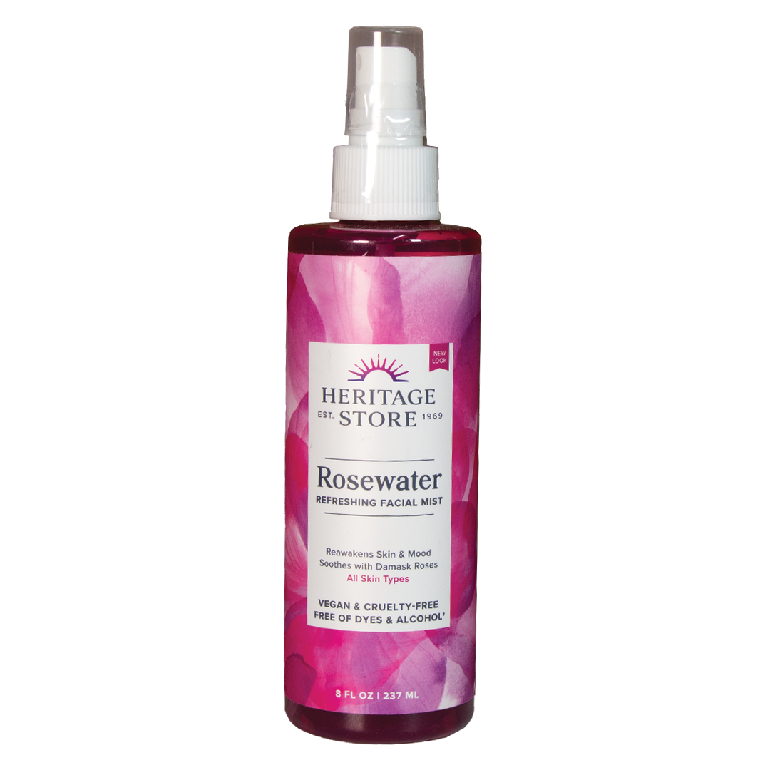 Heritage ' Refreshing Rosewater Spray 8 oz