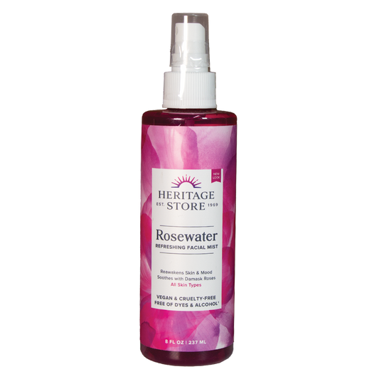 Heritage ' Refreshing Rosewater Spray 8 oz