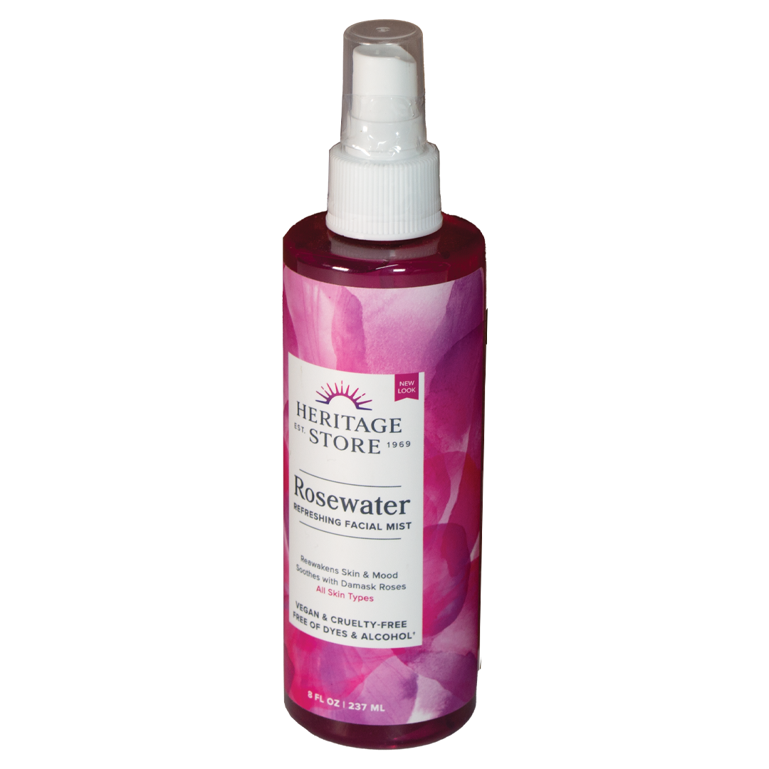 Heritage ' Refreshing Rosewater Spray 8 oz