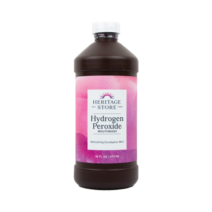 Heritage Store - HPM + White Hydrogen Peroxide Mouthwash