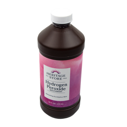 Heritage Store - HPM + White Hydrogen Peroxide Mouthwash