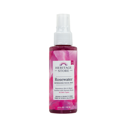 Heritage Store - Rosewater with Atomizer (4 oz)