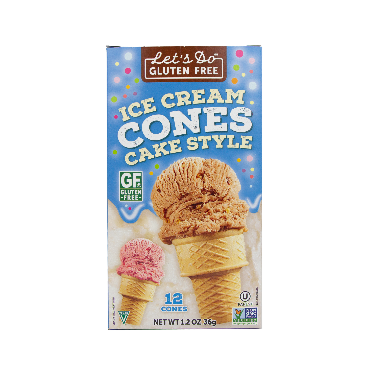 Let's Do Gluten Free Gluten Free Ice Cream Cones