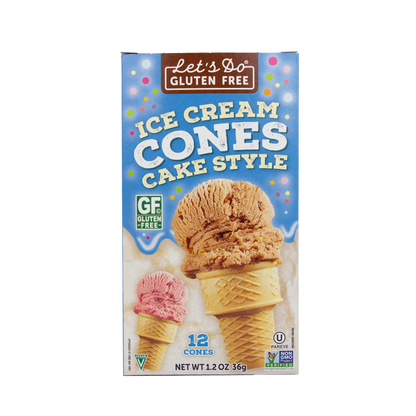 Let's Do Gluten Free Gluten Free Ice Cream Cones