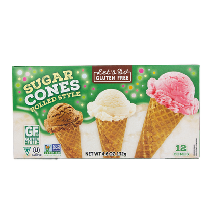 Let's Do Gluten Free Sugar Cones Rolled Style