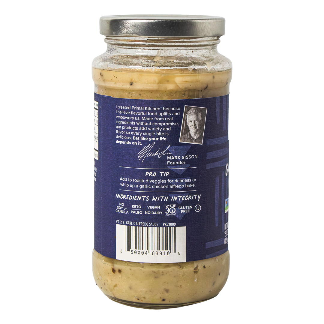 Primal Kitchen - No Dairy Garlic Alfredo Sauce Made with Avocado Oil