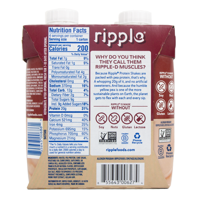 Ripple Protein Shake - Chocolate (20 grams)