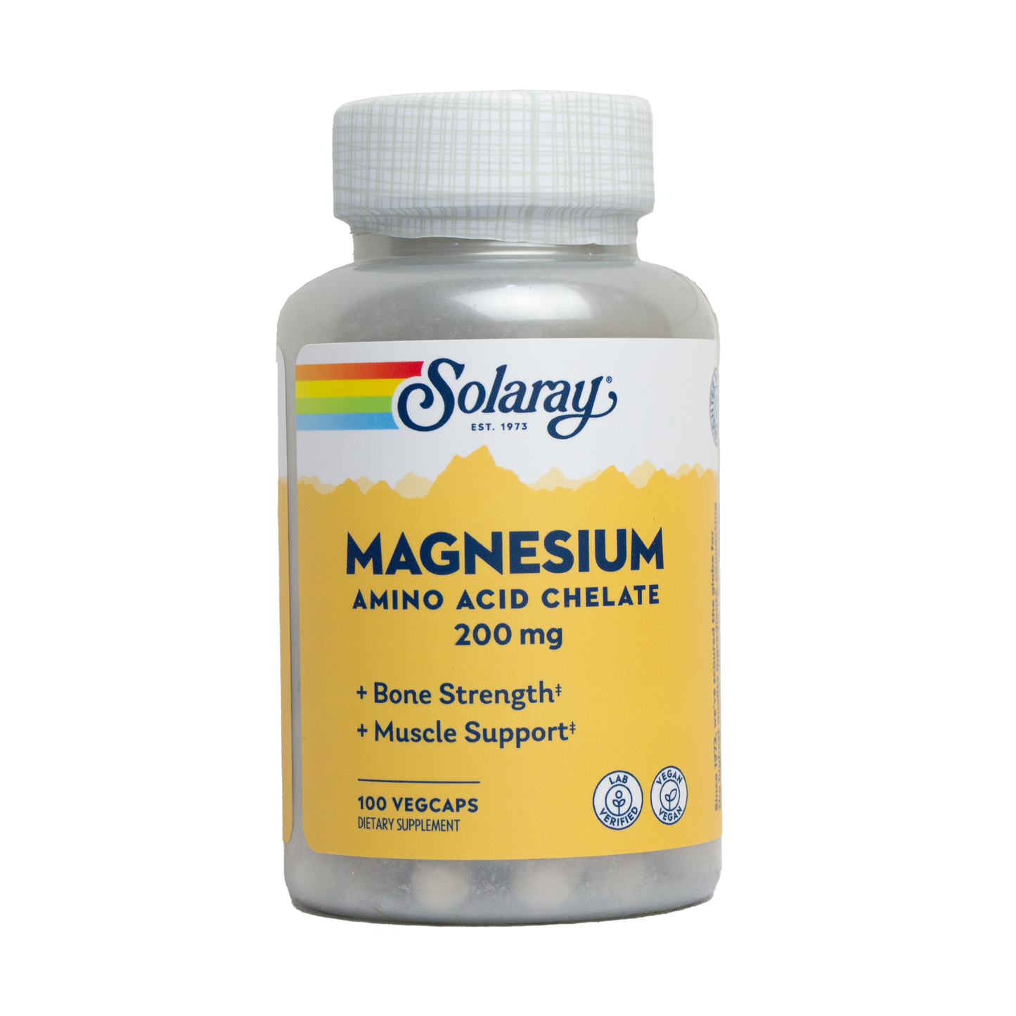 Solaray - Magnesium (Amino Acid Chelate) 200 MG