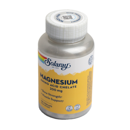 Solaray - Magnesium (Amino Acid Chelate) 200 MG