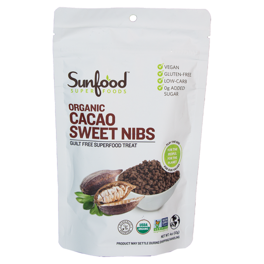 Sunfood - Organic Cacao Sweet Nibs