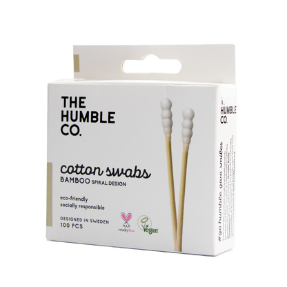 The Humble Co. - Cotton Swabs Bamboo Spiral Design