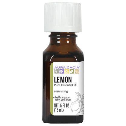 Aura Cacia - Lemon Essential Oil (0.5 oz)