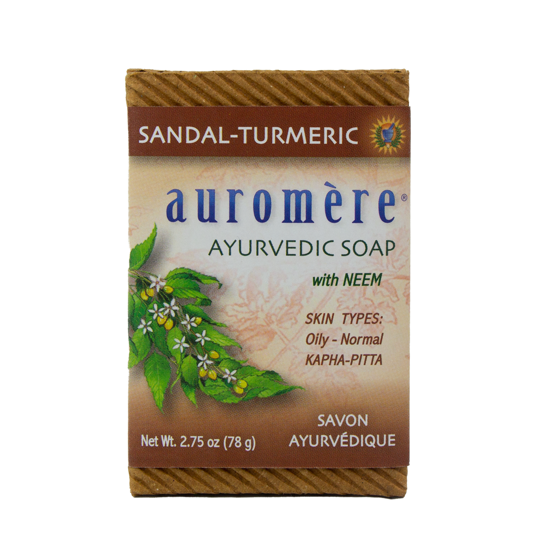Auromere- Ayurvedic Bar Soap Sandalwood-Turmeric
