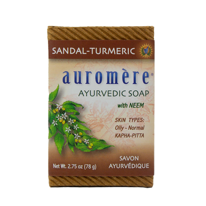 Auromere- Ayurvedic Bar Soap Sandalwood-Turmeric