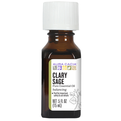 Aura Cacia - Clary Sage Essential Oil (0.5 oz.)