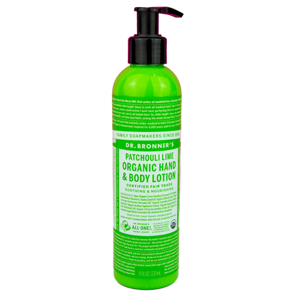 Dr. Bronner's - Patchouli Lime Organic Hand & Body Lotion