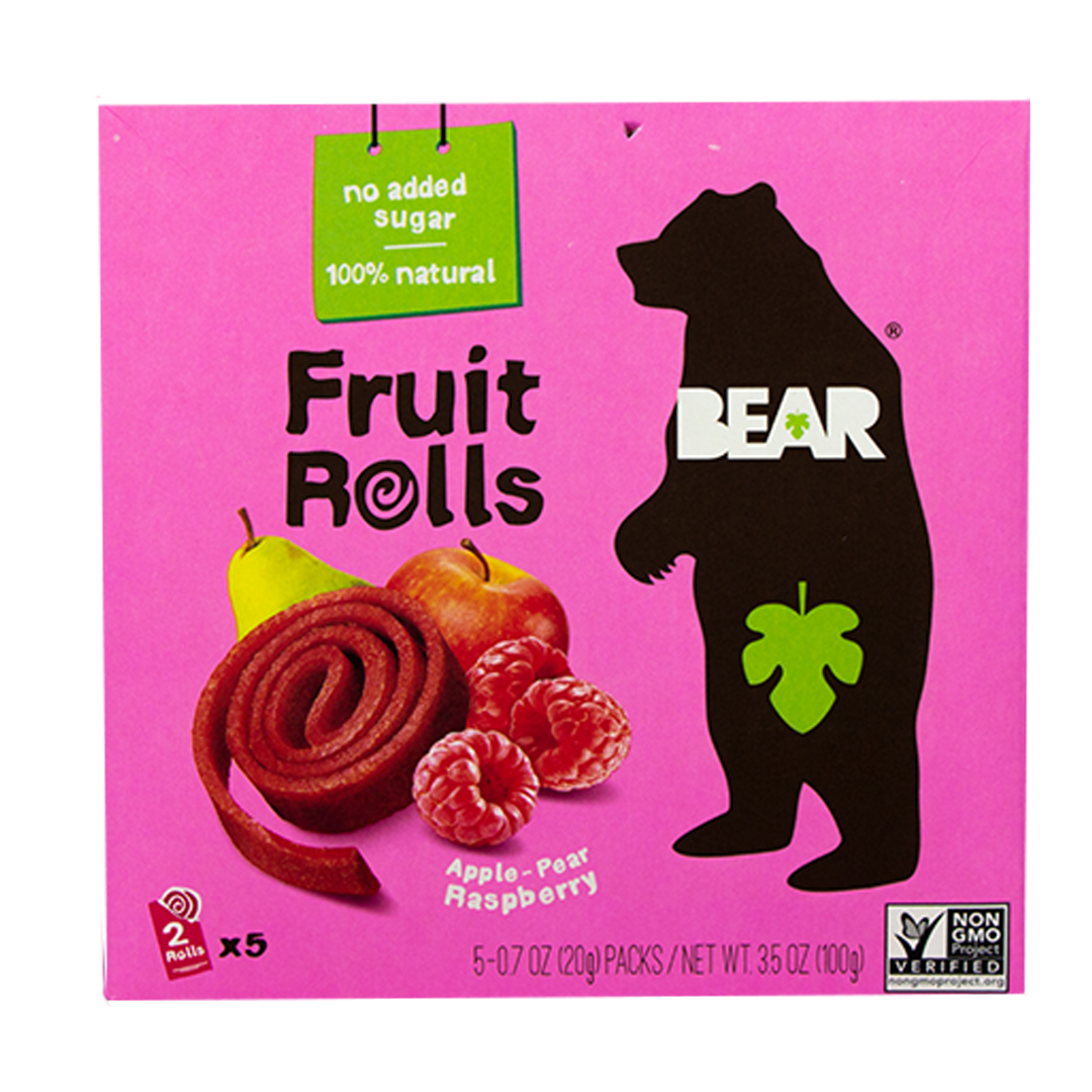 Bear Fruit Rolls- Apple-Pear Raspberry