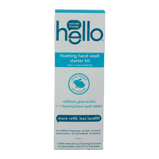 Hello - Foaming Hand Wash Starter Kit - Aloe and Sea Minerals