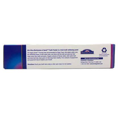 Heritage Store - Whitening IPSAB Toothpaste