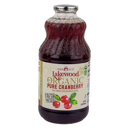 Lakewood Organic Pure Cranberry Juice 32 oz (In Store Pickup Only)