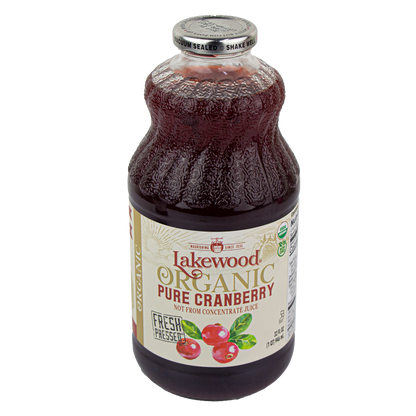 Lakewood Organic Pure Cranberry Juice 32 oz (In Store Pickup Only)