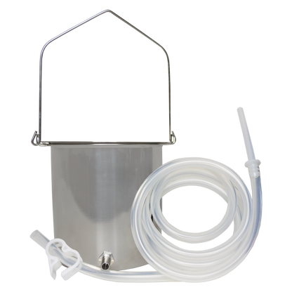 Stainless Steel Enema Bucket Kit - 2 Qt