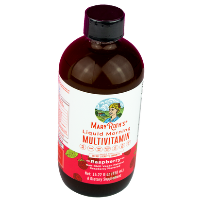 Mary Ruth Liquid Morning Multivitamin in Raspberry Flavor (15.22 oz)