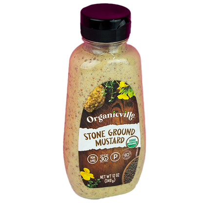 OrganicVille Stone Ground Mustard (12 oz)