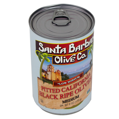 Santa Barbara Olive Co, Pitted Black California Olives