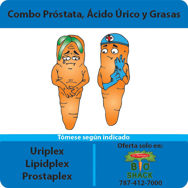 Dr. Norman's Combo de Próstata, Acido Urico y Grasas