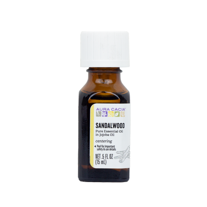 Aura Cacia - Sandalwood Pure Essential Oil (0.5 oz)