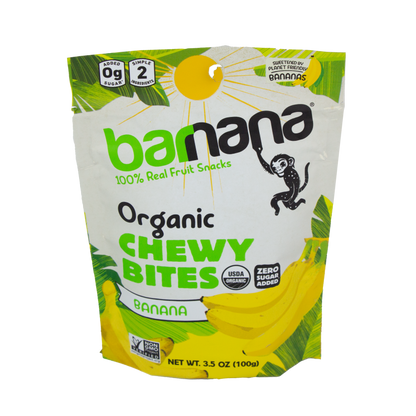 Barnana - Organic Chewy Bites Banana