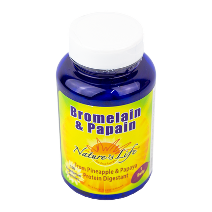 Nature's Life - Bromelain & Papain - 100 Vegetarian Capsules