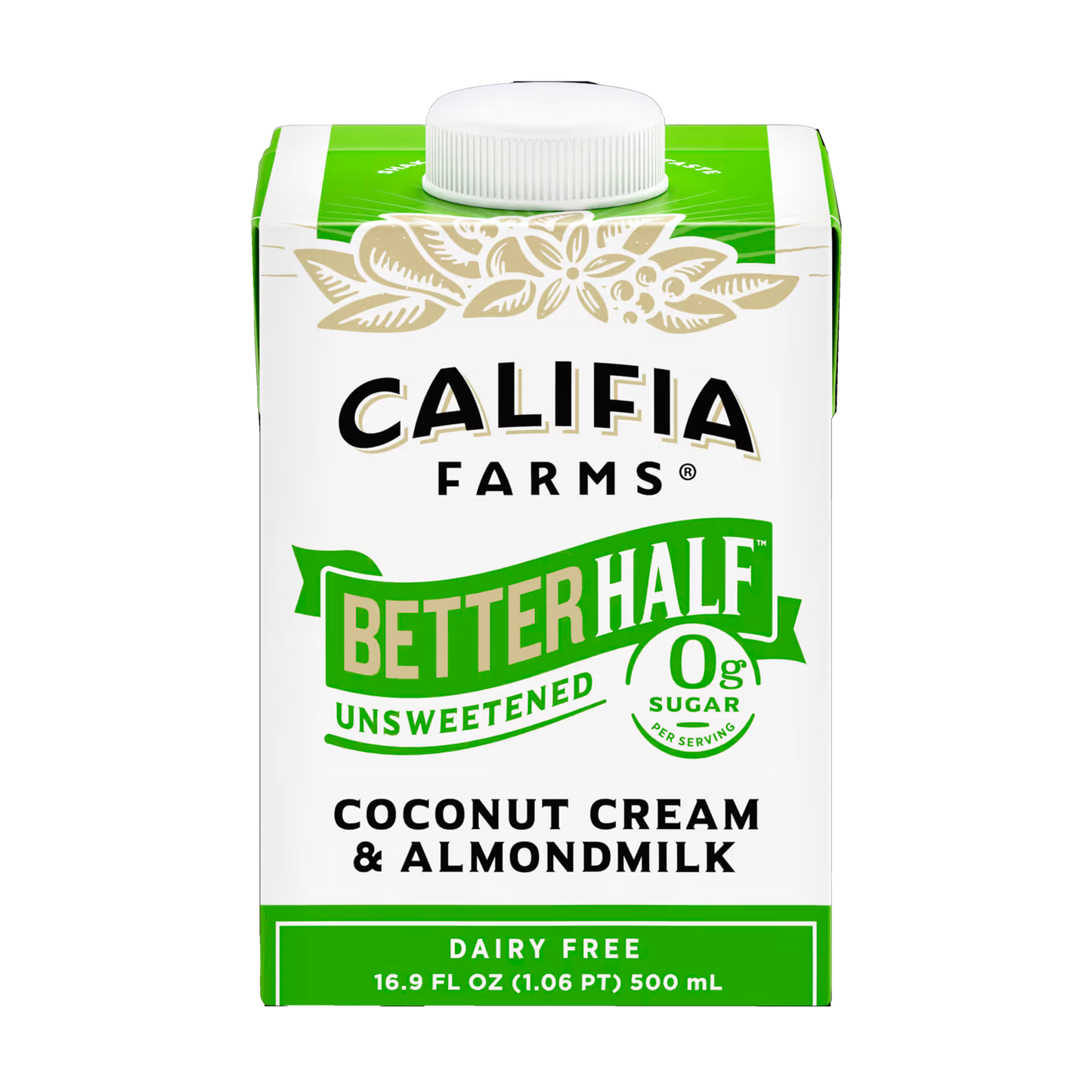 Califia Farms - Better Half (Unsweetened) Coconut Cream & AlmondMilk (Store Pick-Up Only)