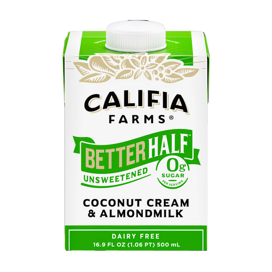 Califia Farms - Better Half (Unsweetened) Coconut Cream & AlmondMilk (Store Pick-Up Only)