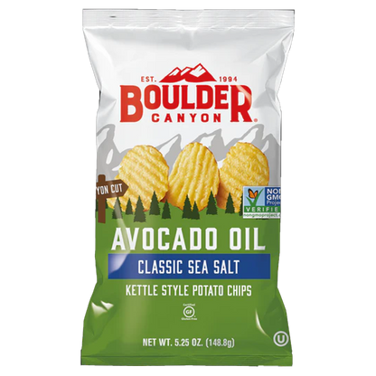 Boulder Canyon - Avocado Oil - Classic Sea Salt Potato Chips