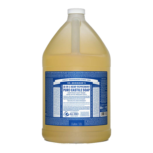 Dr. Bronner's - 18 in 1 Hemp Peppermint Soap - 1 Gallon (Store Pick - Up Only)