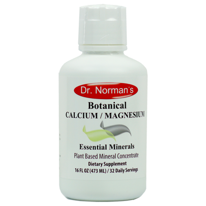 Dr. Norman's Essential Minerals - Botanical Calcium y Magnesium (16 oz)