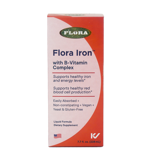 Flora - Iron with B-Vitamin Complex (7.7oz)