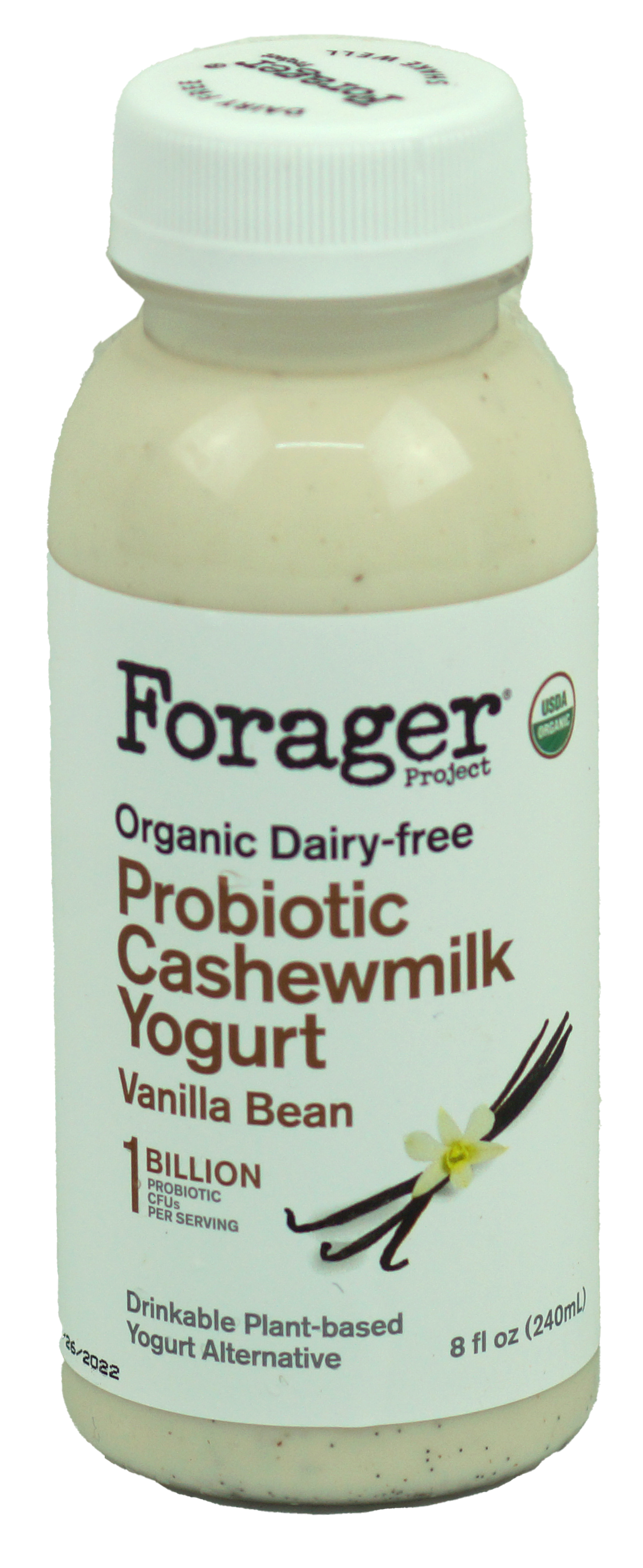Forager Project Organic Dairy-Free Probiotic Cashewmilk Yogurt Vanilla Bean (8 oz) (Store Pick-Up Only)