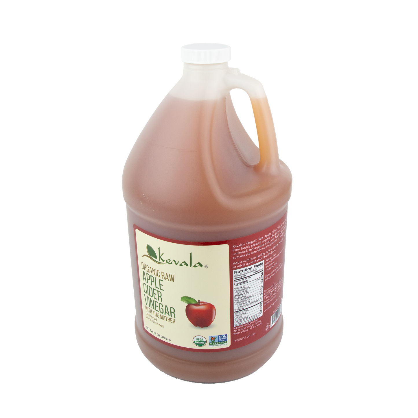 Kevala - Organic Raw Apple Cider Vinegar (In Store Pick-Up Only)