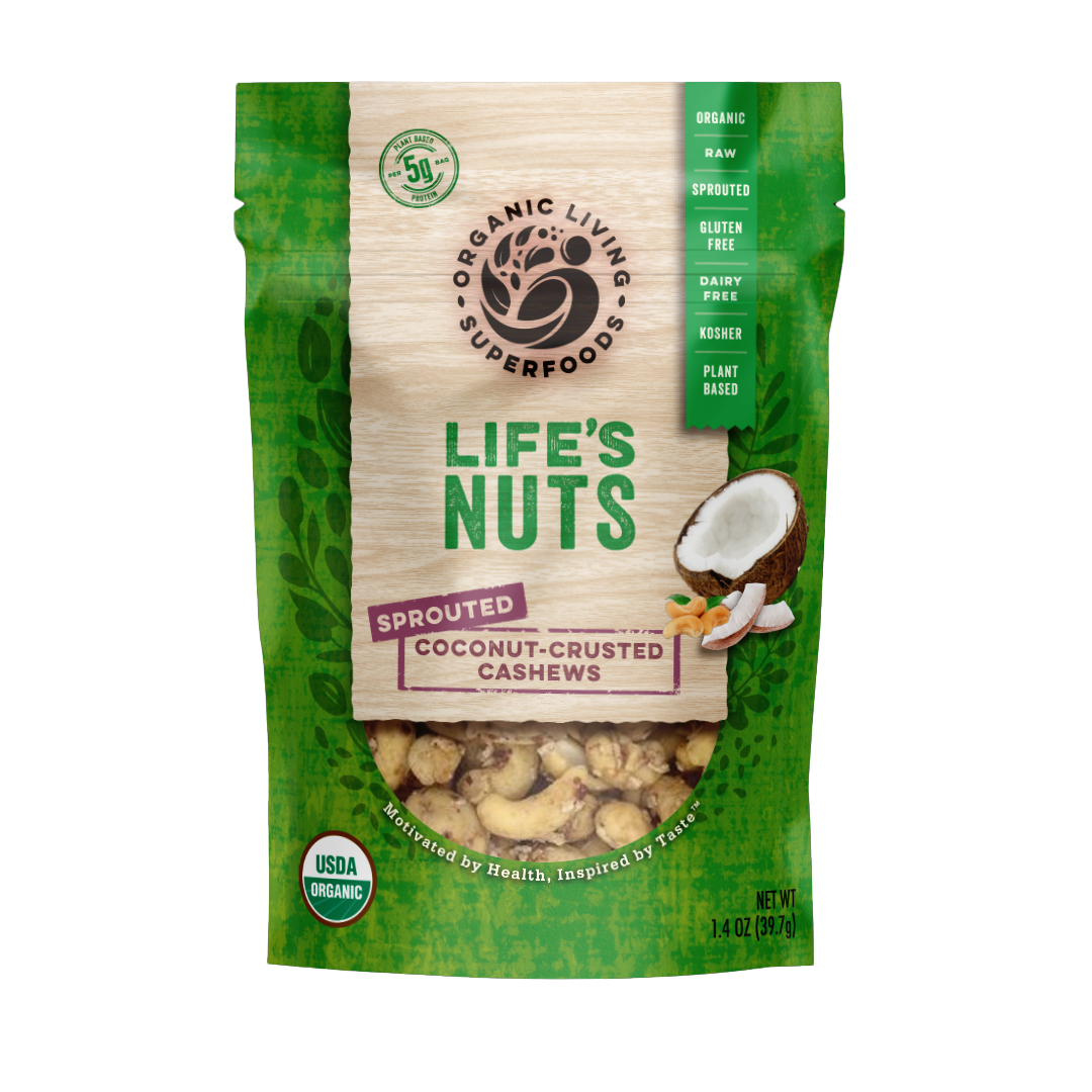 Life's Nuts Coconut-Crusted Cashews (1.4 oz.)