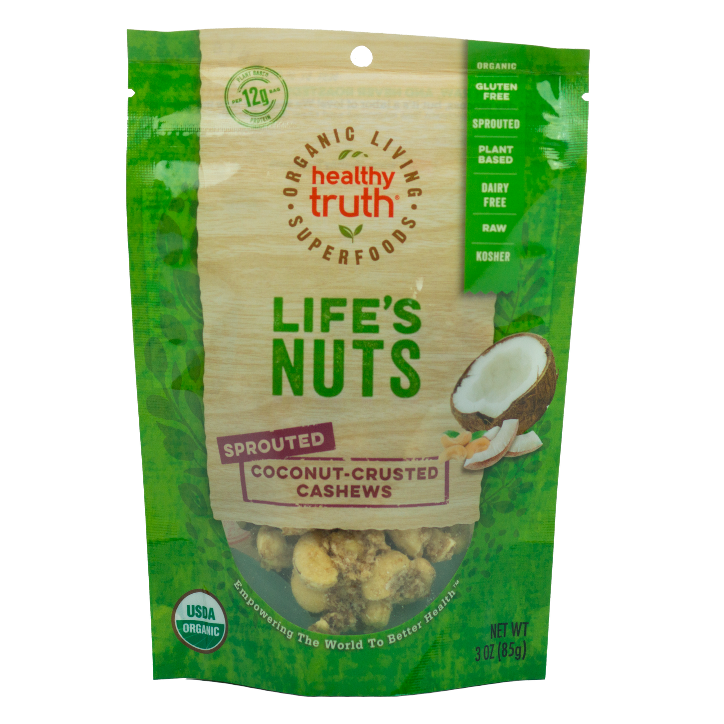 Life's Nuts Coconut-Crusted Cashews (3 oz.)